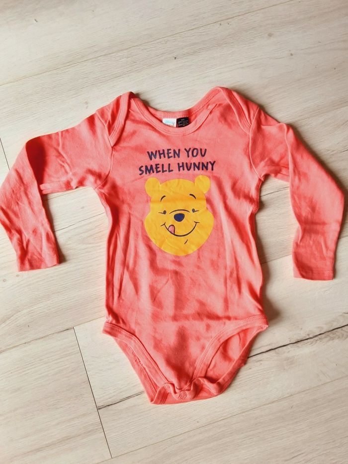 Vêtement bébé fille body manches longues Disney Baby Winnie 1 - 2 ans Neuf