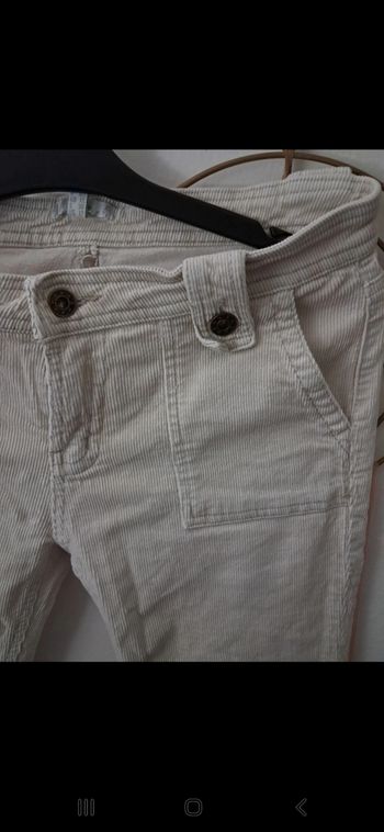 Baggy velours cottellé