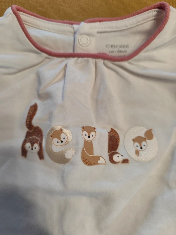 Lot de 3 T shirt manches longues 6 mois - photo numéro 6