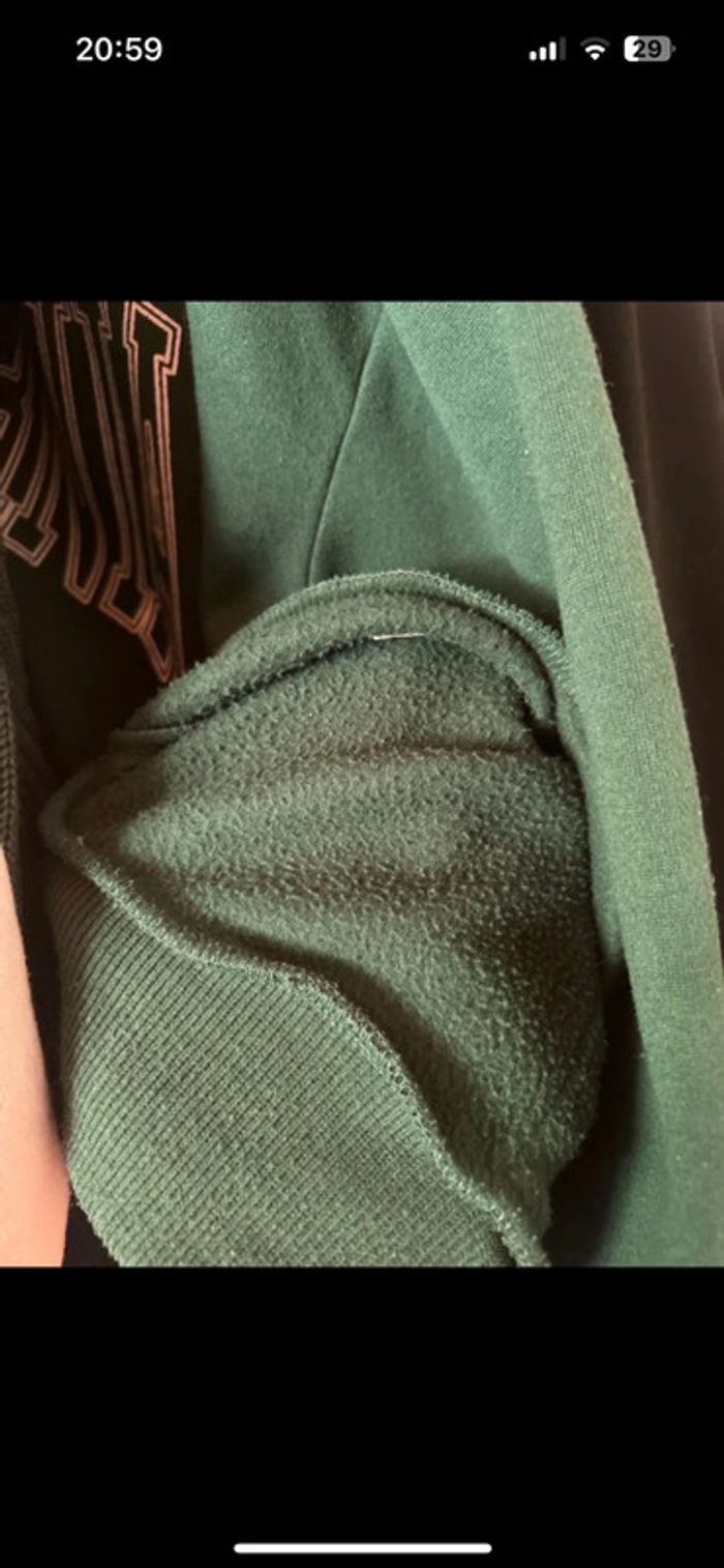 Sweat à capuche vert SHEIN - photo numéro 6