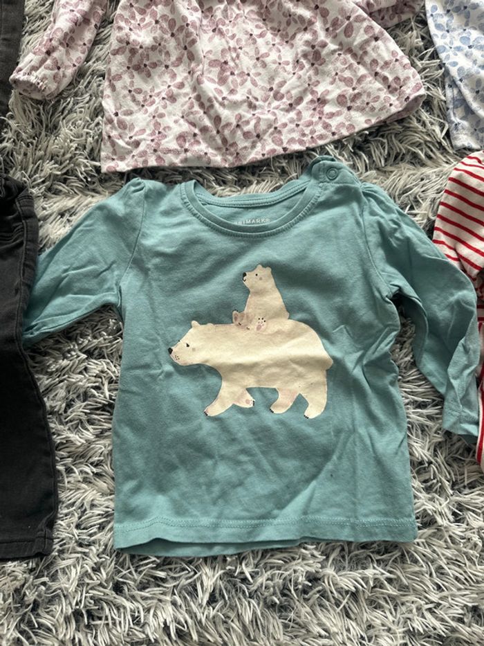 T-shirt robe, bébé fille - photo numéro 4