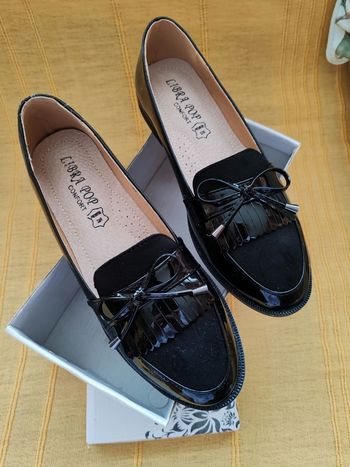 Mocassins bi matiere