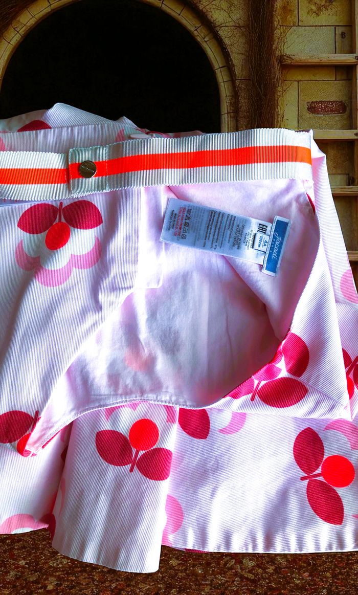JACADI - NEW - ROBE FILLE STYLE PATINEUSE MOTIF FLEURS, MANCHES DÉCOUPES PÉTALES & ROSE FLUO 4A - photo numéro 7