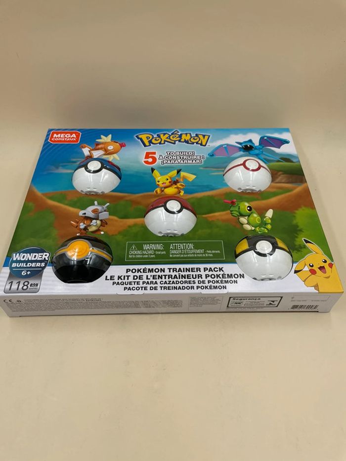 Coffret Pokémon Mega Construx le kit de l’entraîneur Pokémon neuf - photo numéro 3