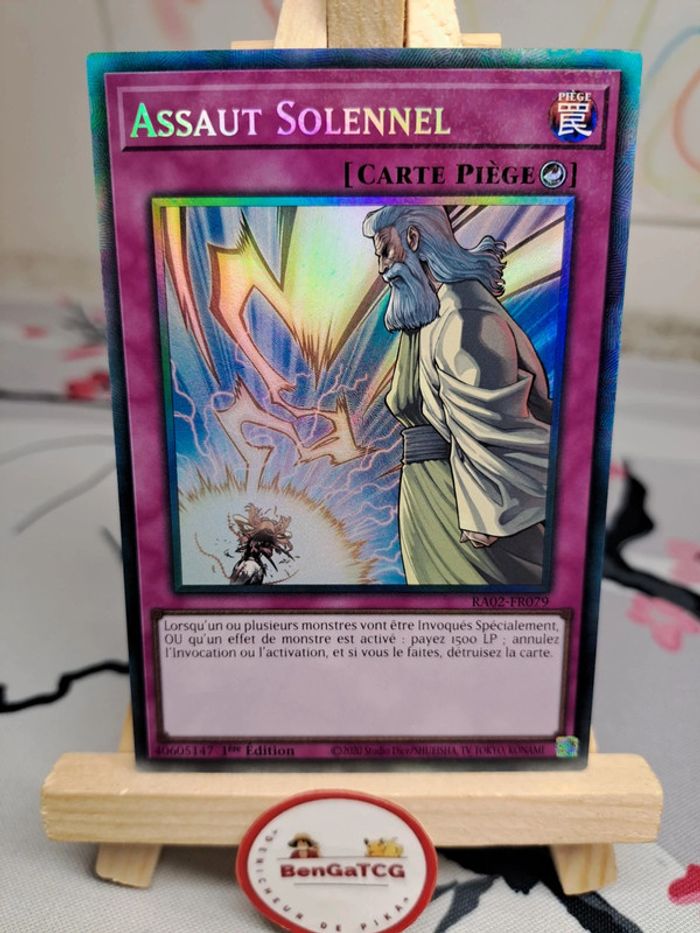 Carte Assaut Solennel Collectors Rare Yu-Gi-Oh! Collection Rareté II 25th FR 1ère ed