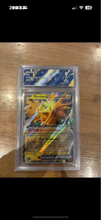 Carte Pokémon gradée Electhor Ex