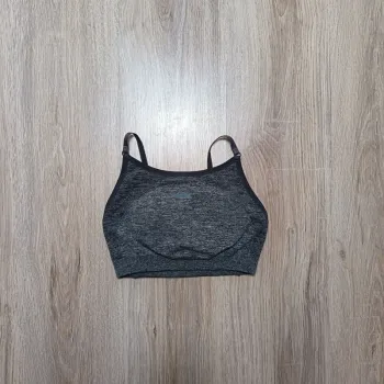 Brassière gymshark femme s gris foncé chiné