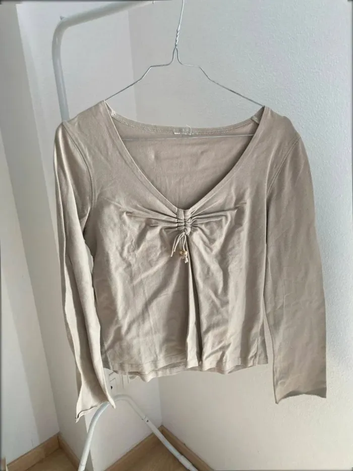 Top beige crème