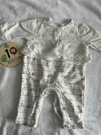 Pyjama 1 mois blanc Orchestra
