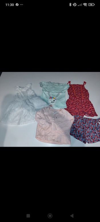 Lot sergent major fille 4 ans