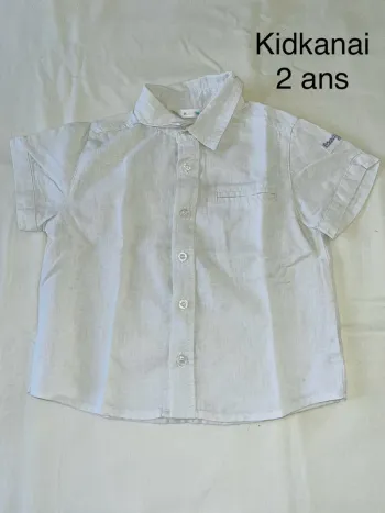 Chemise manches courtes kid kanai 2 ans
