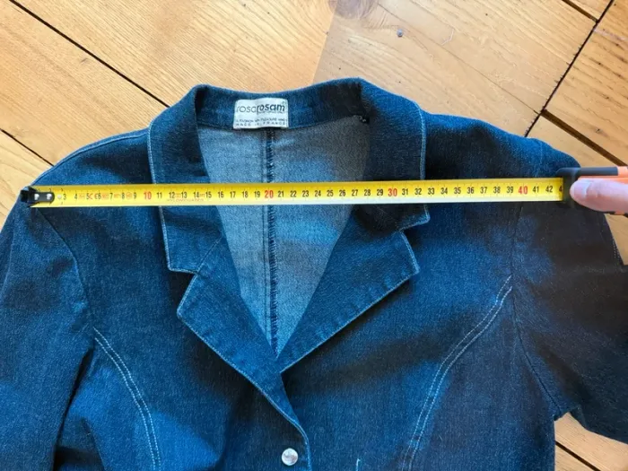 Veste en jean vintage en très bon état rosarosam taille 40 - photo numéro 10