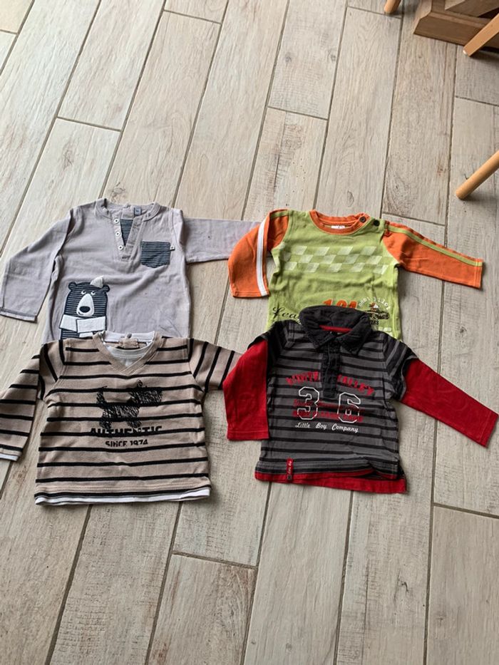 Lot tee shirt 18 mois