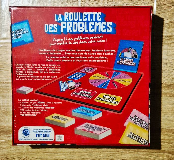 Jeu de Soirée Adulte La Roulette des Problèmes (+18) - Neuf - photo numéro 3