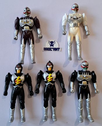 Lot de 5 figurines Mega Power Fighter