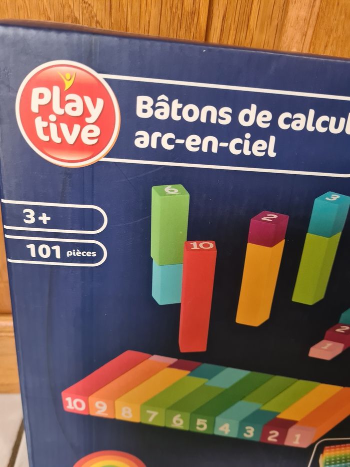 Bâtons de calcul  arc-en-ciel  playtive - photo numéro 5