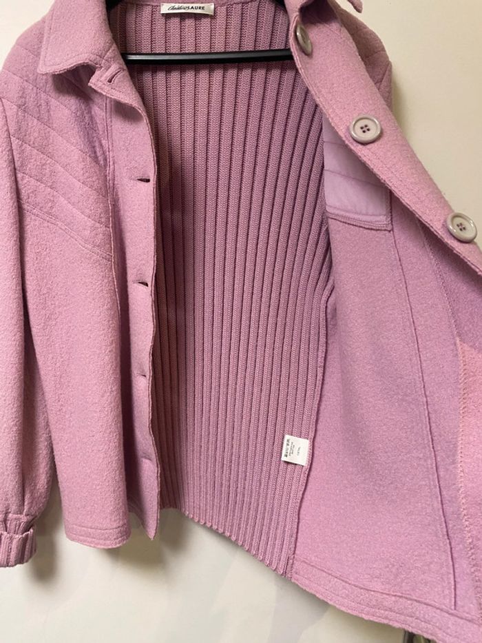 Superbe veste rose Christine Laure taille 40 - photo numéro 2