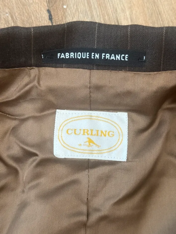 Blazer Curling – 100 % laine – Taille 40 – Made in France - photo numéro 5
