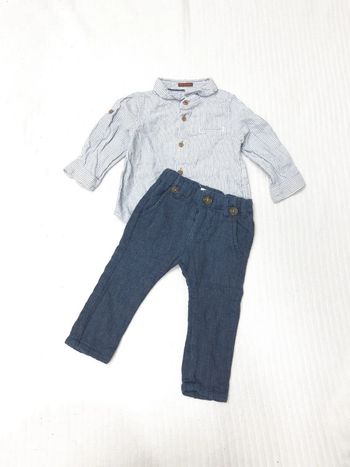 Tenue chemise et pantalon 68 cm