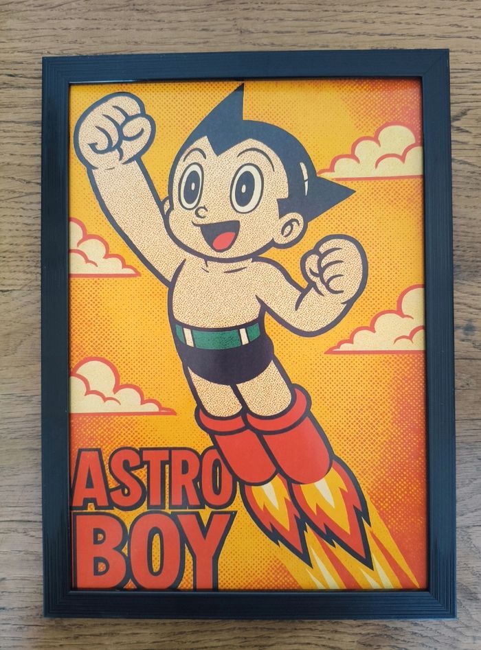 Poster Affiche A4 (21 × 29,7 cm) pop art rétro – Déco murale Inspirée de Astro Boy - photo numéro 3