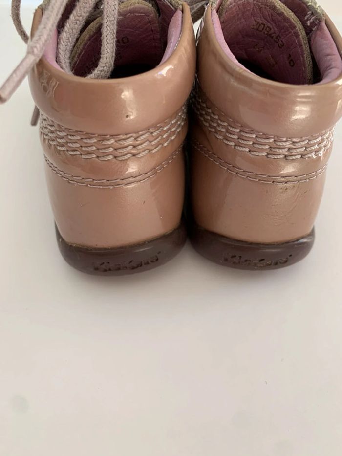 Bottines kickers vernis - photo numéro 3