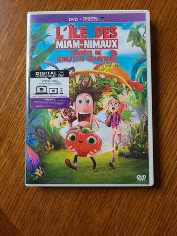 dvd l'ile des miam-nimaux - tempête de boulettes géantes 2