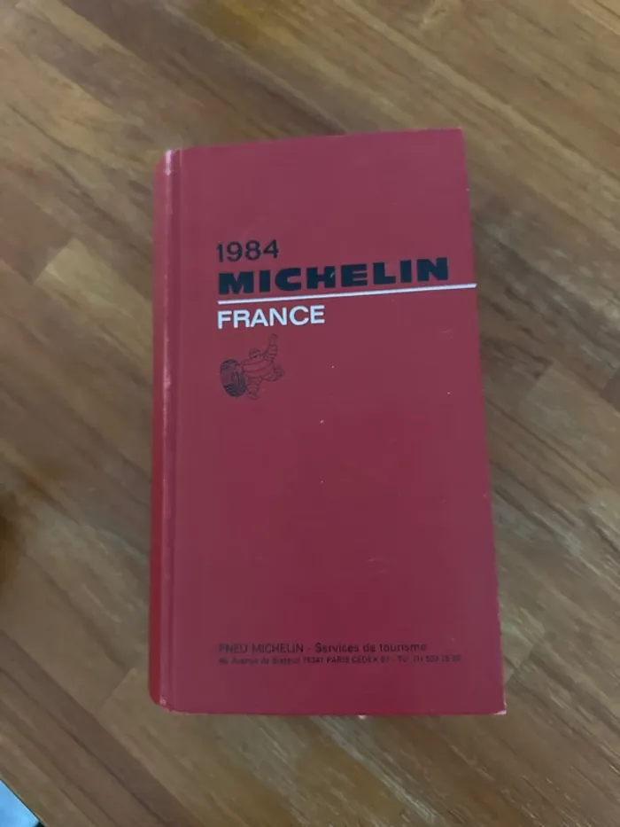 Livre Michelin, France, 1984