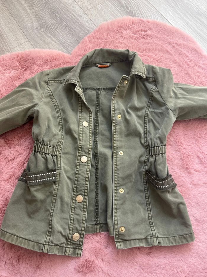 Veste kaki printemps/été fille 5 ans - photo numéro 2