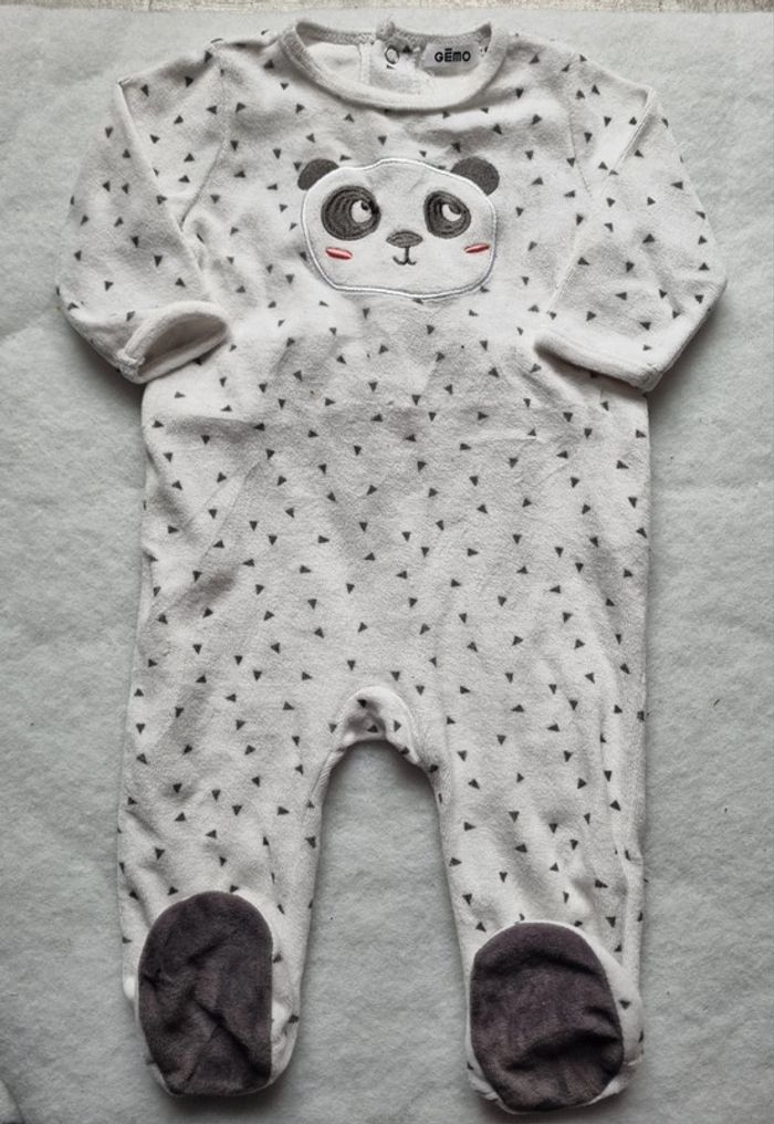 Pyjama motif panda 6 mois garçon