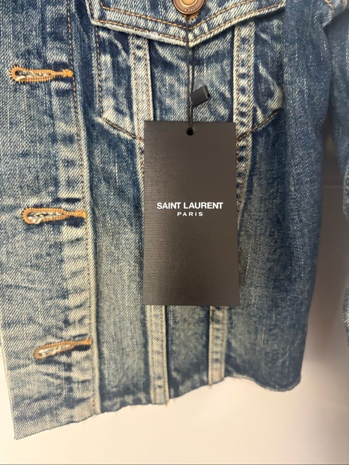 Veste en jean Saint Laurent - photo numéro 2