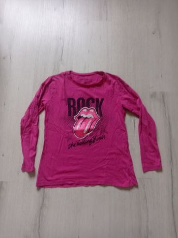 Tee-shirt manches longues marque the rolling stones taille XS