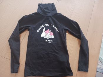 Sous pull noir Aristochats