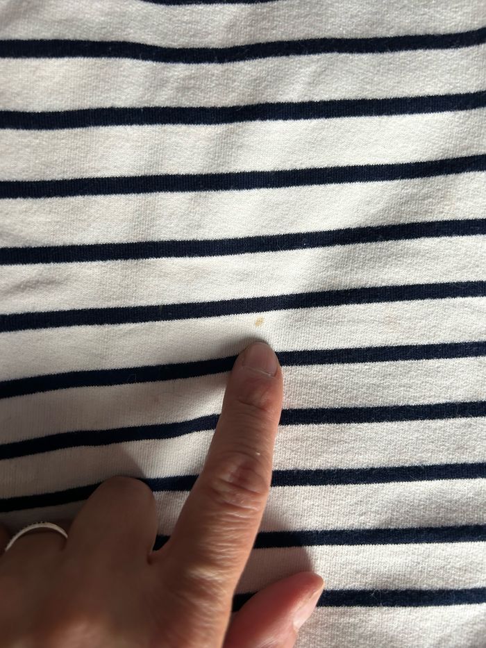 Robe marinière cerise sequin 4 ans - photo numéro 2