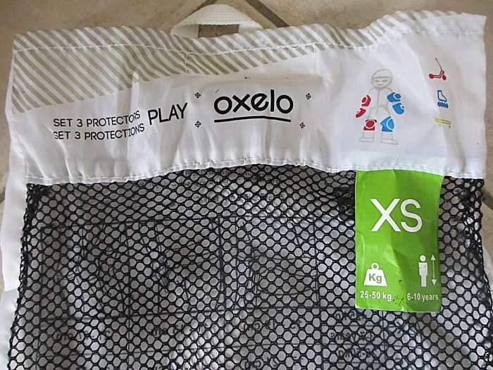 Set de 3 x 2 protections roller / trottinette/ skate enfant Play Oxelo XS 6-10 ans - photo numéro 9