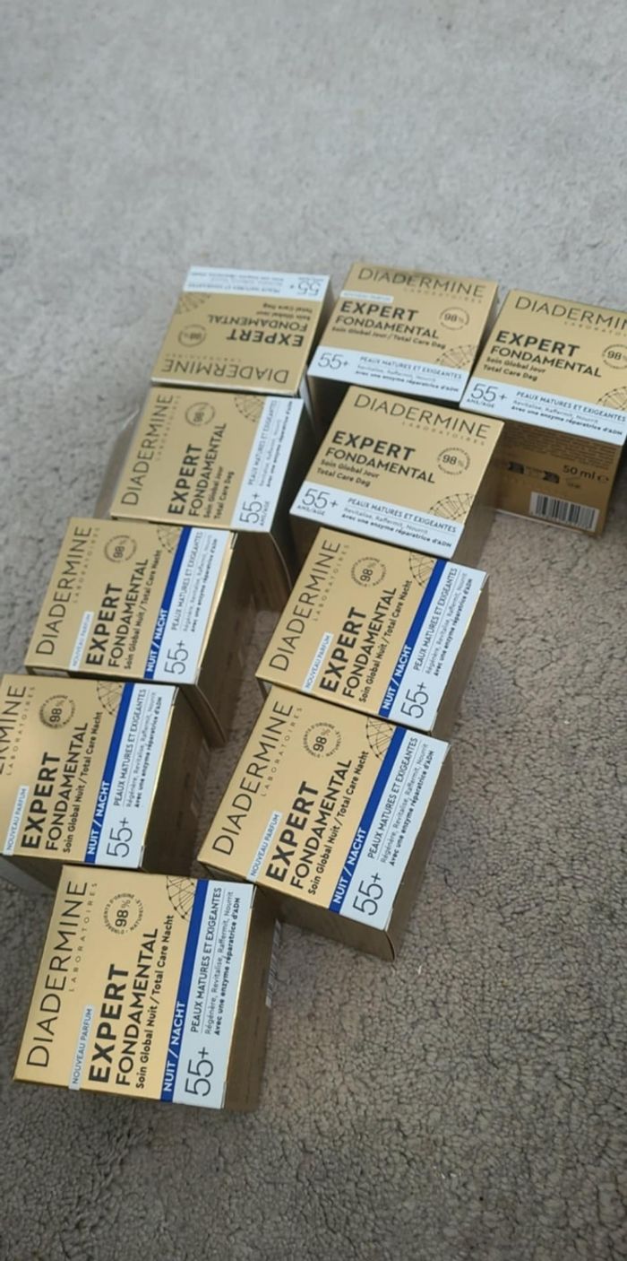 Lot de crème visage diadermine