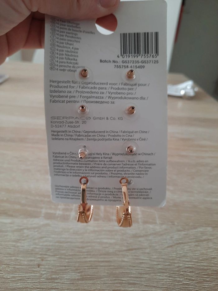 Lot boucle d'oreilles - photo numéro 3