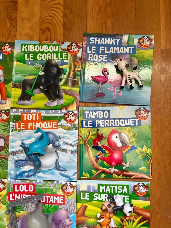 23 livres avec figurines collection mes animaux du zoo - photo numéro 7