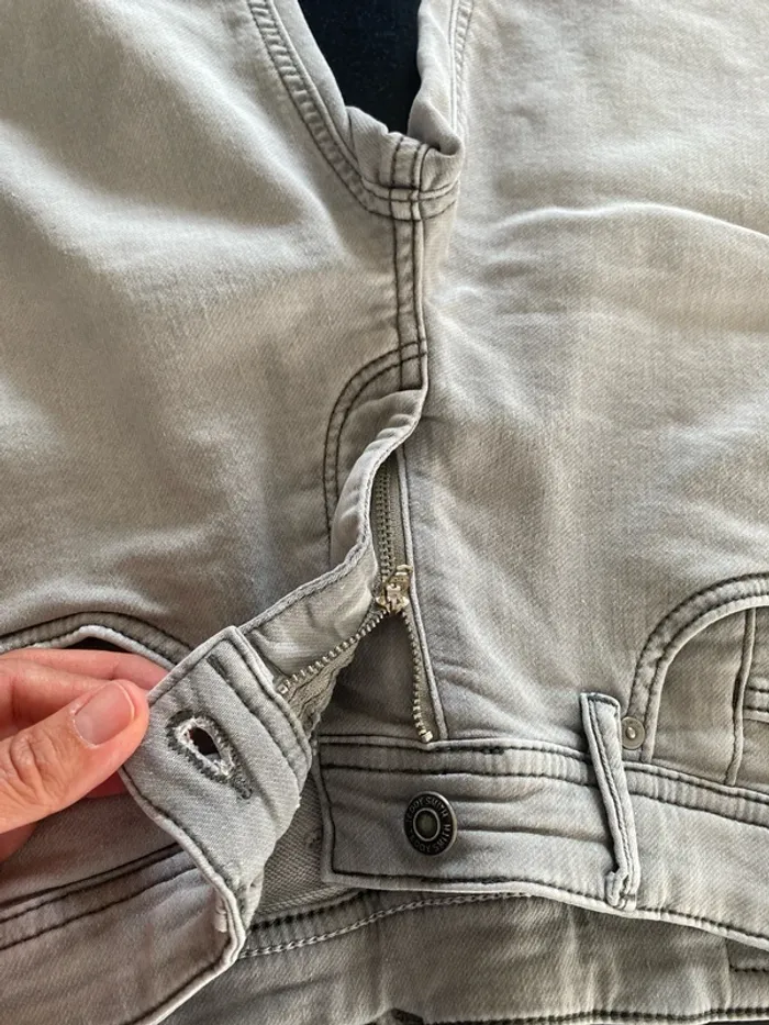 Short en jean gris Taille 12 ans Teddy Smith - photo numéro 5