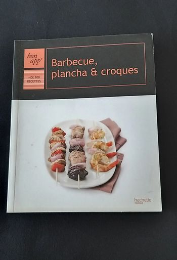 Livre de recettes de cuisine "Barbecue, plancha et croques "