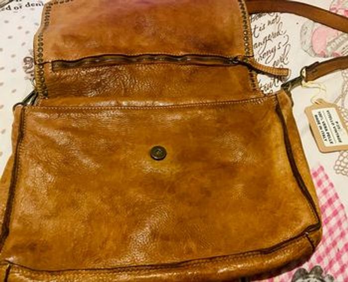 Bayside sac bandoulière cuir italy 🌺 - photo numéro 3