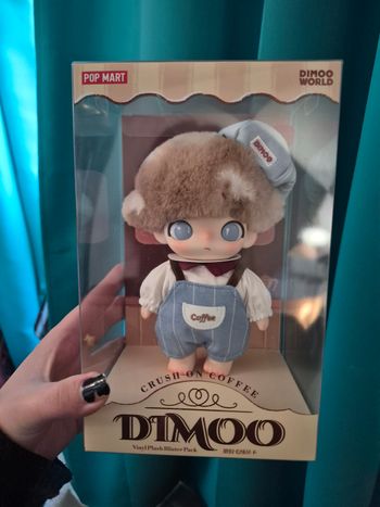 Popmart dimoo crush on coffee