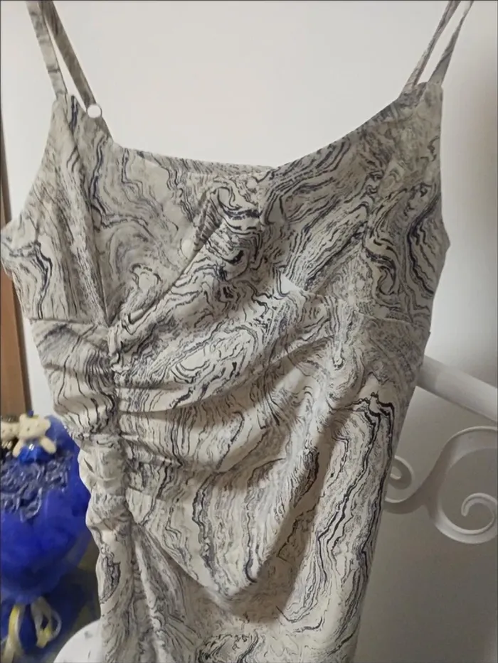 Jupe longue élancée et pleine de tempérament Fente latérale Jupe à bretelles - photo numéro 3