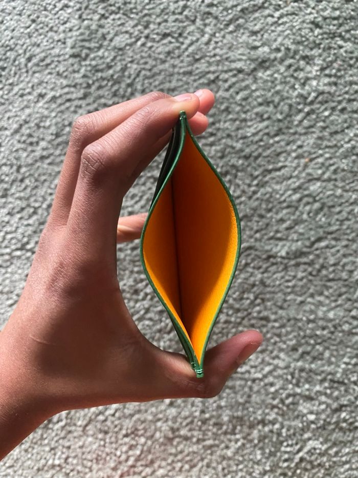 Porte carte goyard vert - photo numéro 3