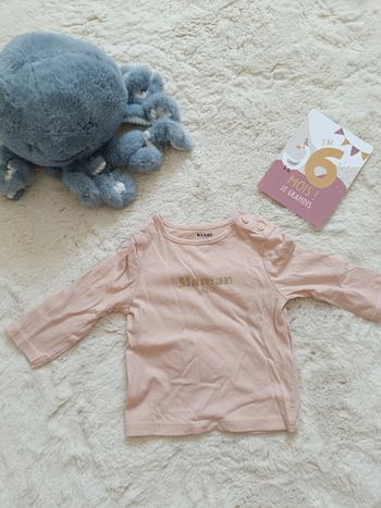Tee shirt kiabi 6 mois
