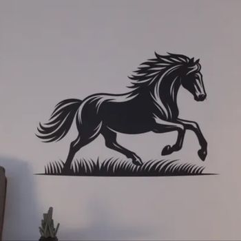 Décoration murale cheval équitation