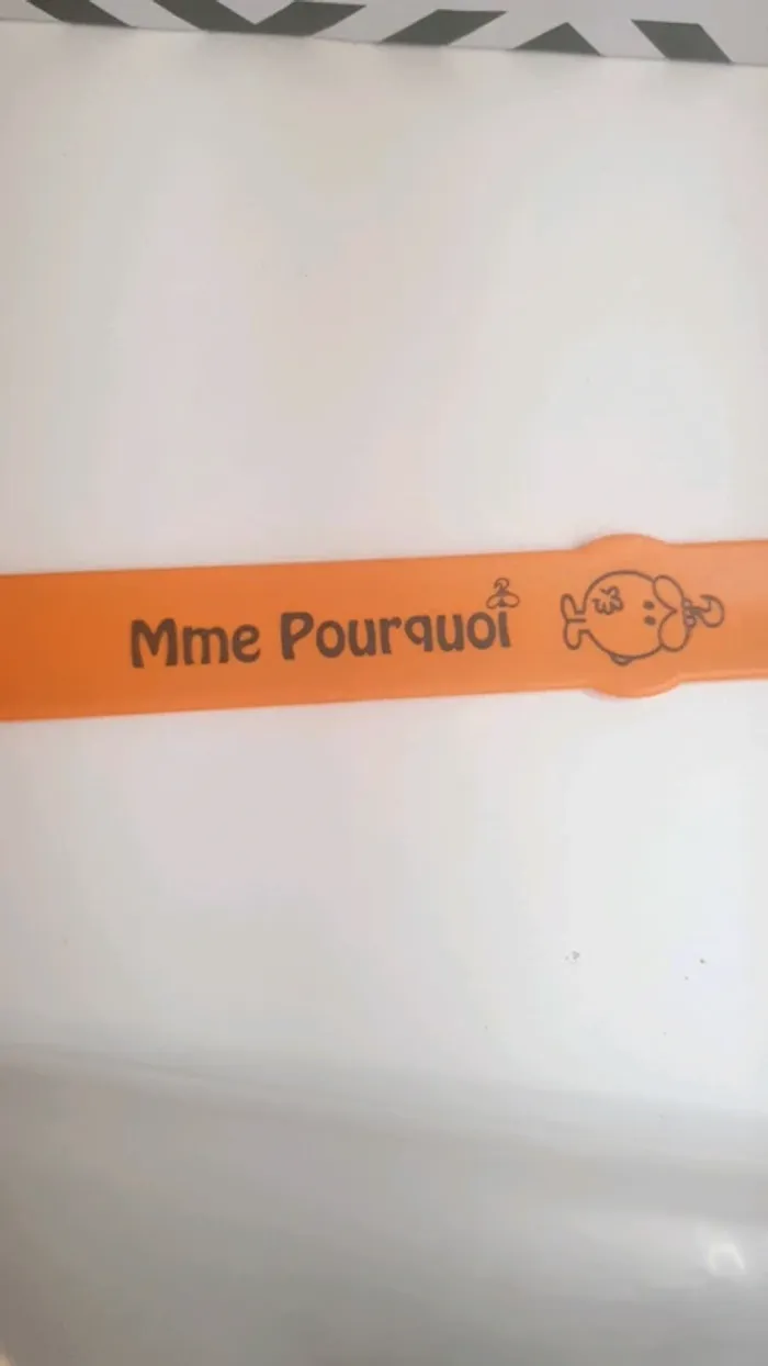 Bracelet mme pourquoi orange - photo numéro 2