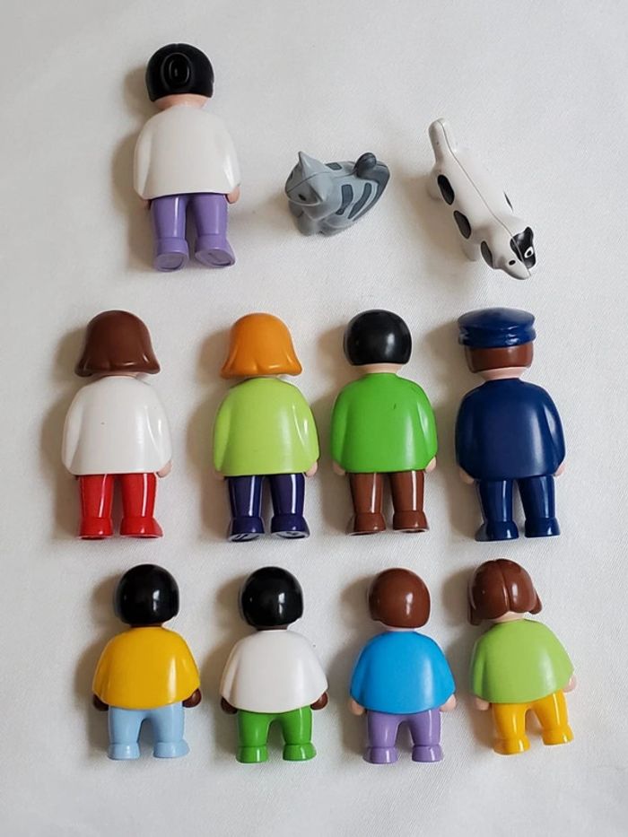 Playmobil 1 2 3 - lot de 11 figurines - photo numéro 4