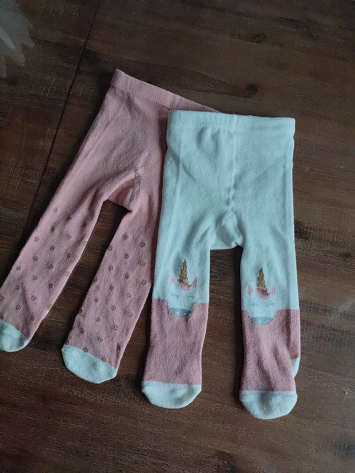Lot de 2 collants 3/6mois