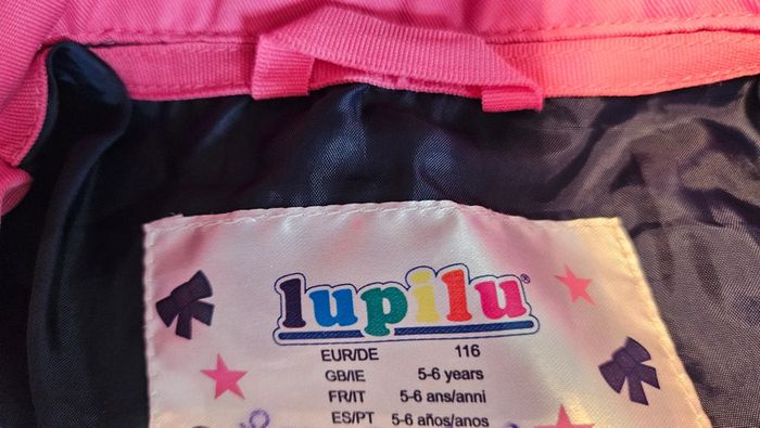 Manteau long rose à capuche, Lupilu, 5/6 ans, nickel - photo numéro 7