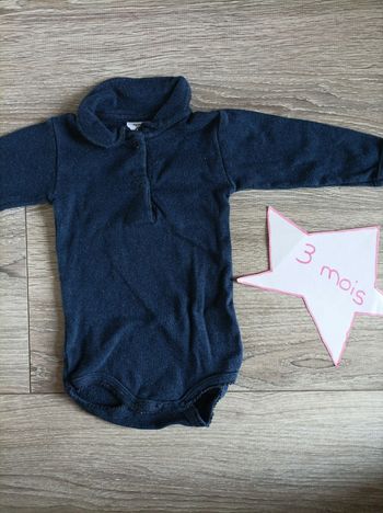 Body avec col 3 mois